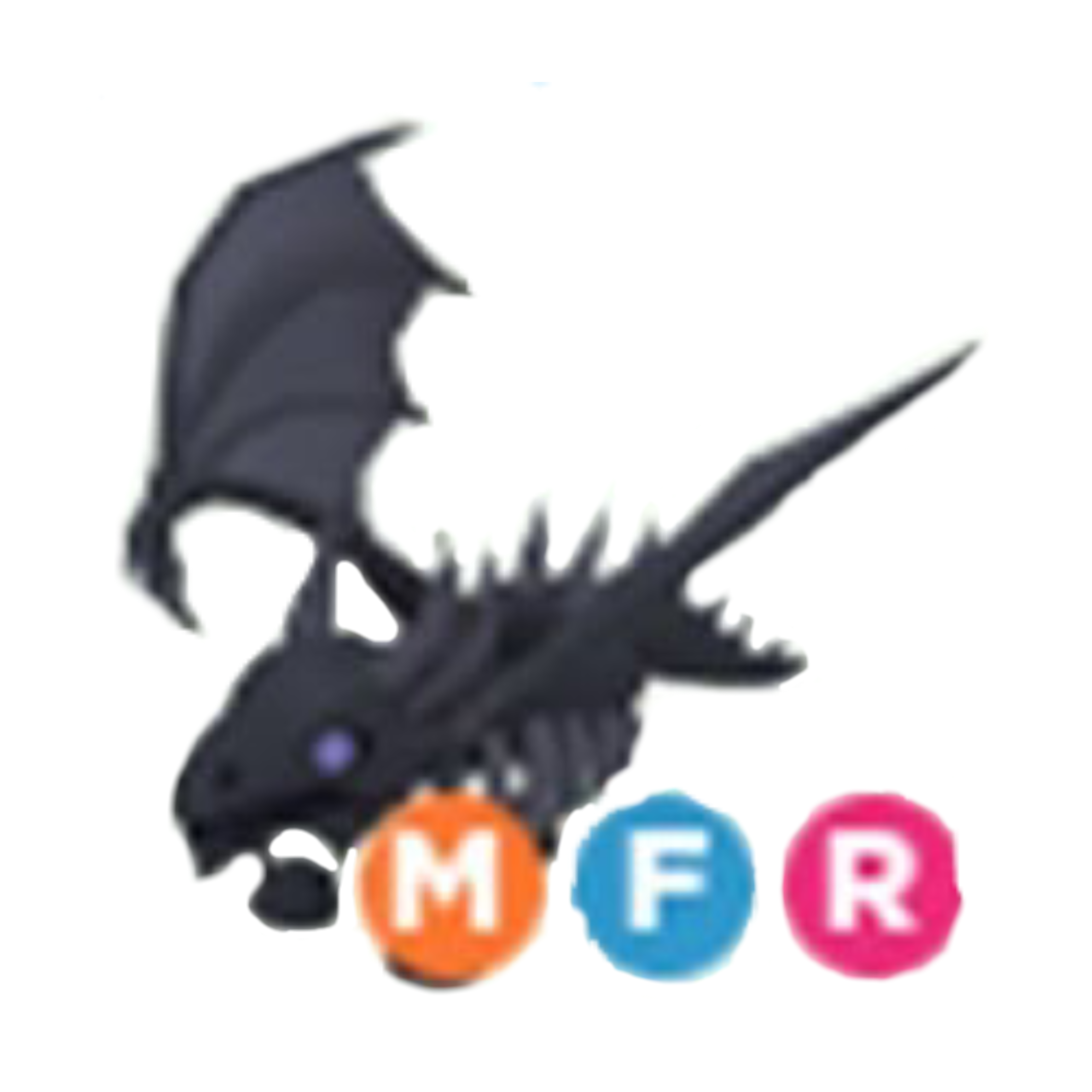 Adopt Me Adoptme Dragon Shadow Sticker By Angle - roblox adopt me shadow dragon sticker choose matt or glossy etsy