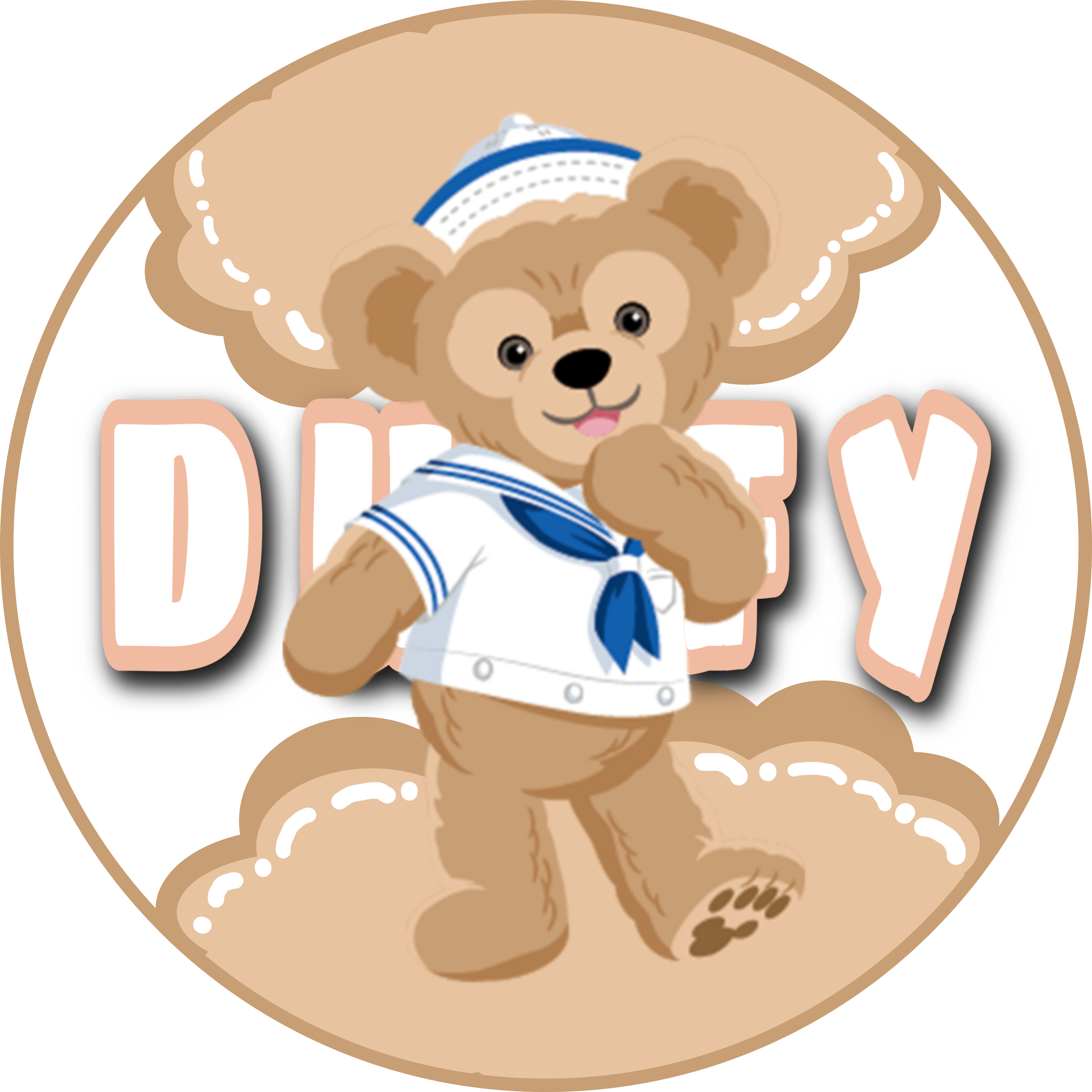 duffy the disney bear clipart image