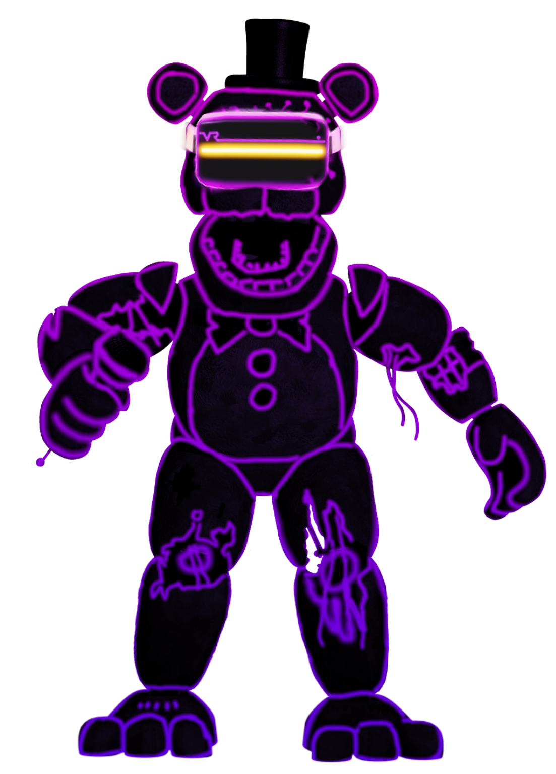 fnaf fnaf2 fnafar freddy sticker by @nickthebear