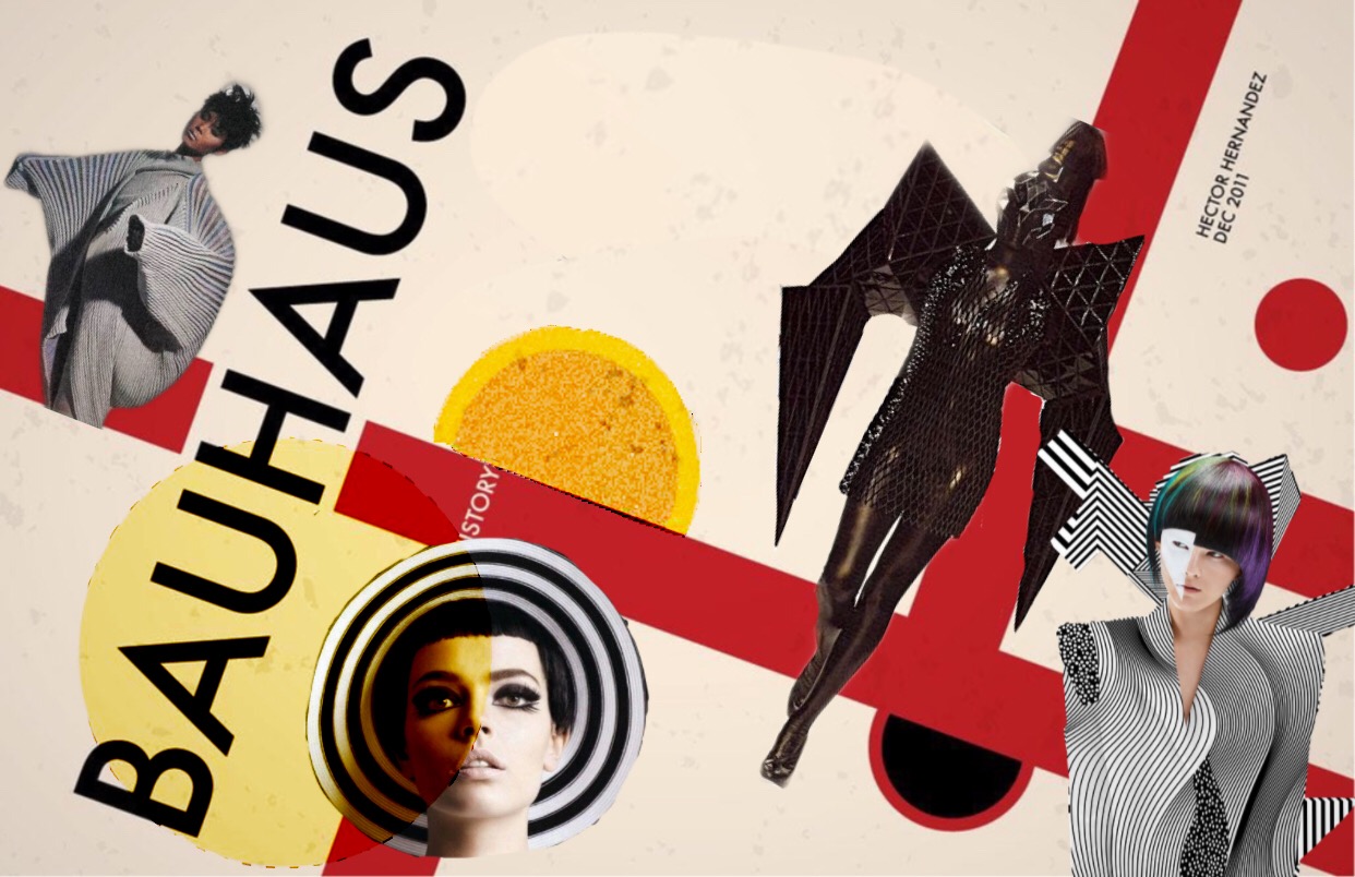 #bauhaus #fashion #fashionart #moodboard #fashionmoodboard #bauhausmoodboard