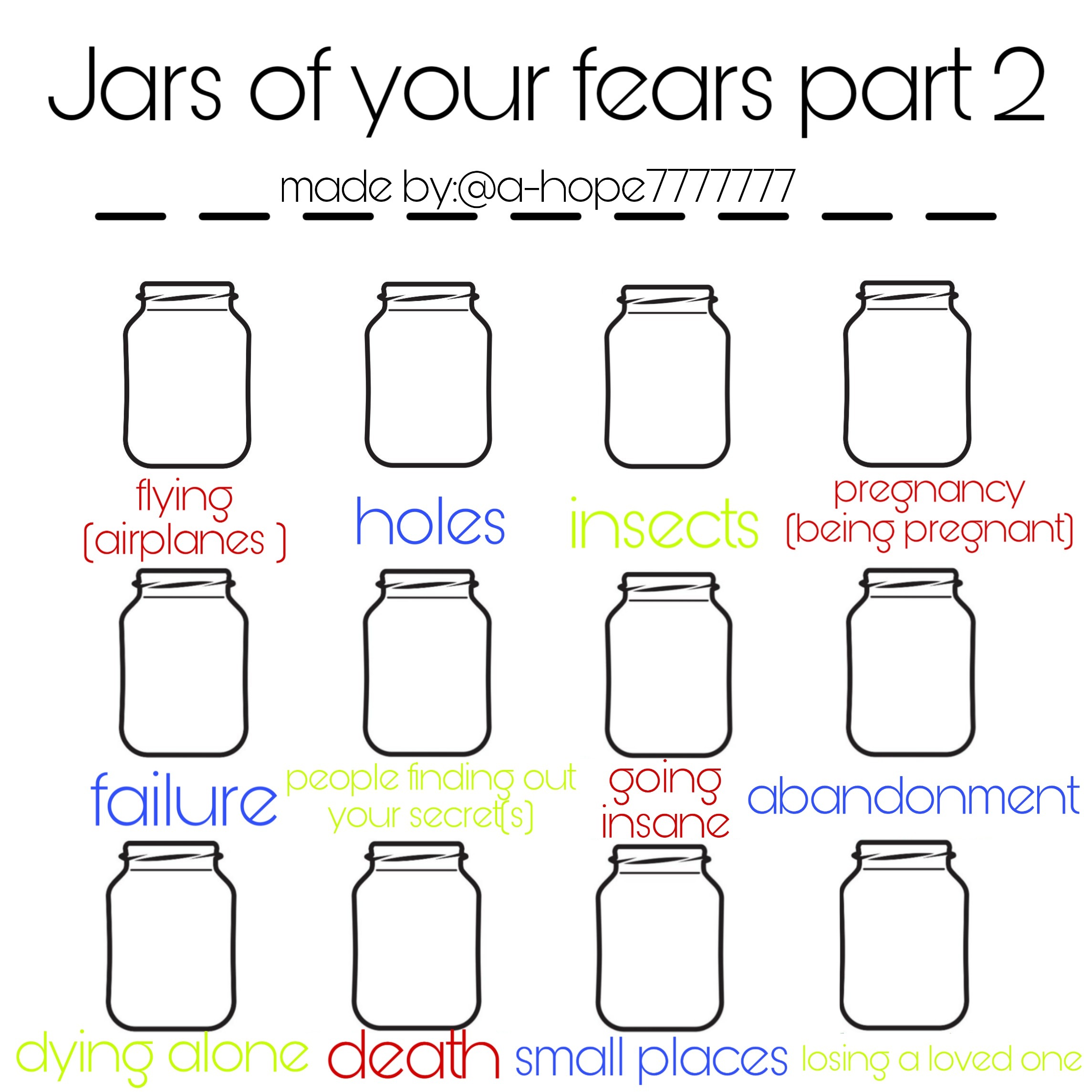 Jars Of Fears Similar Hashtags Picsart