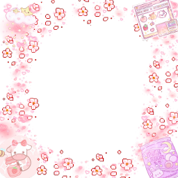 kawaii anime cute frame pinkaesthetic aesthetic cutie cuteframe animeframe framesticker animegirl freetoedit