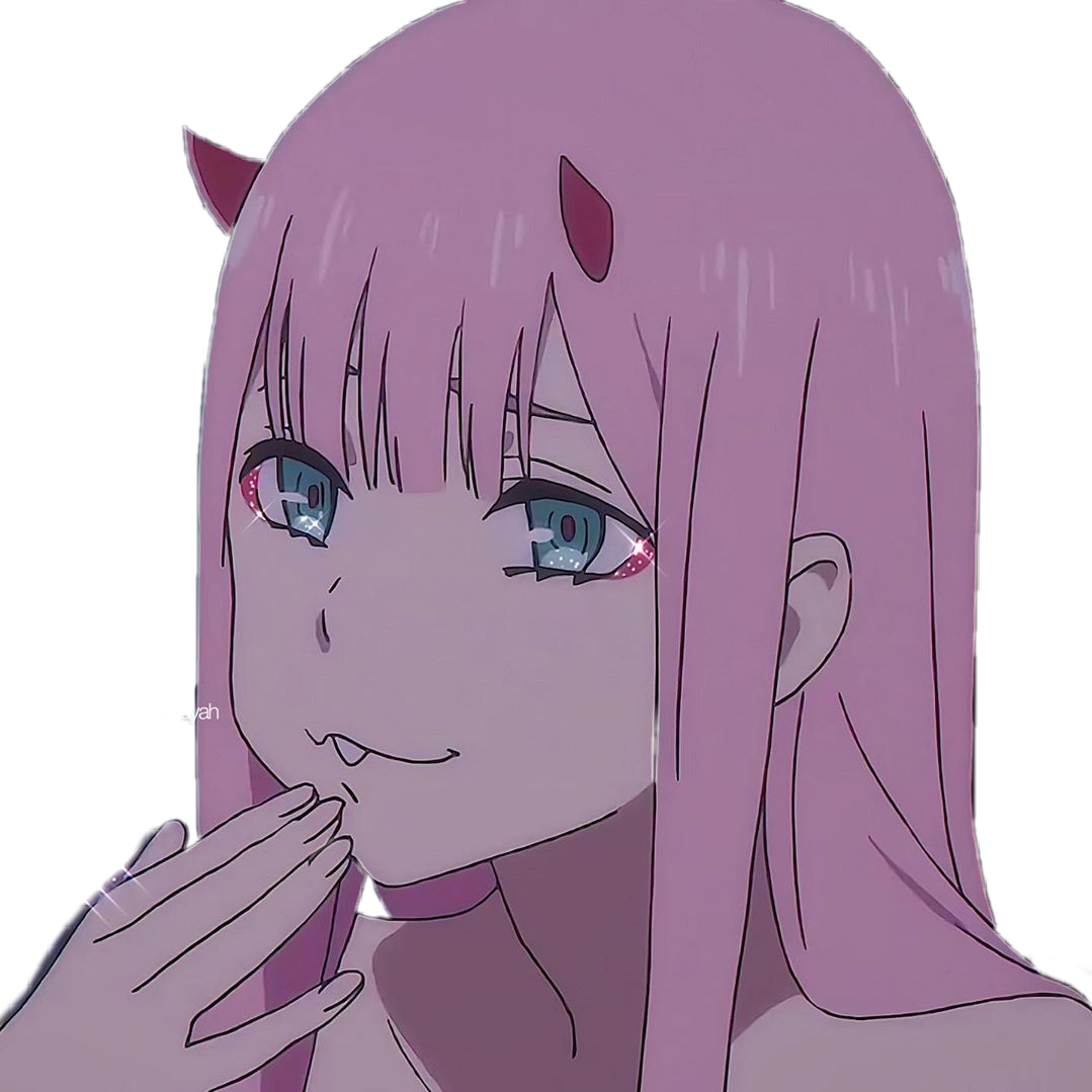 cute zerotwo anime 002 kawaii waifu sticker by @xxrevengexx_