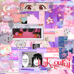 kakegurui soft kawaii art edit pink yumekojabami computer pinksoft softpink pastel pocky aestetic freetoedit