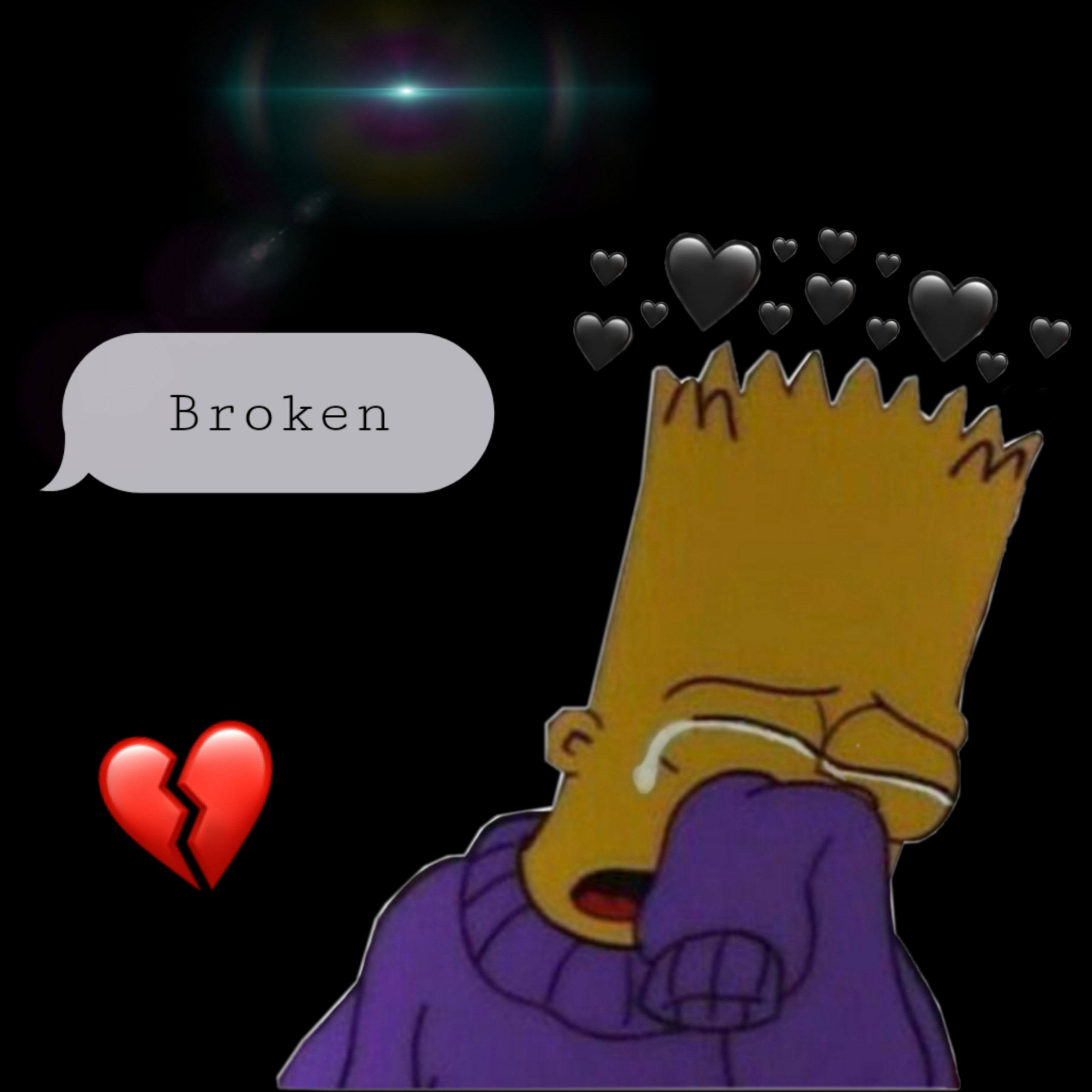 Broken - Bart Simpson Glitch Edit - Wattpad