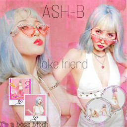 ashb ash_b pink aesthetic girl freetoedit