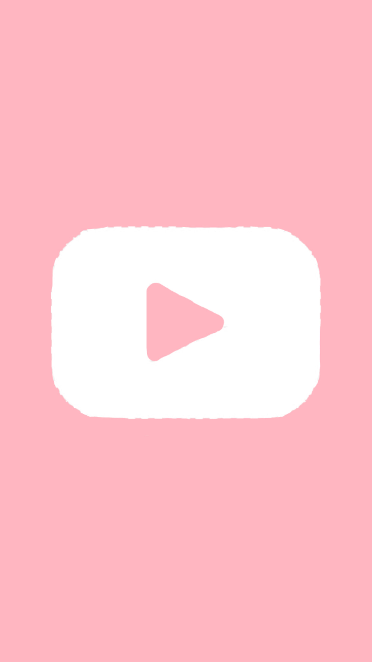 #youtube #logo #pink #white #freetoedit