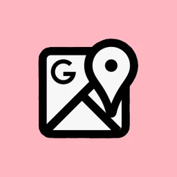 pix Maps App Icon Aesthetic Pink aesthetic google maps logo pink vsco
