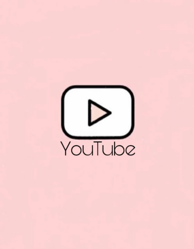 Youtubelogo Rosegold White Black Image By Melina Youtubelogo Rosegold White Black Image By Melina