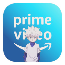 killua zoldyk killuazoldyk primevideo amazonprime hunterxhunter hxh anime app icon appicon ios14 freetoedit