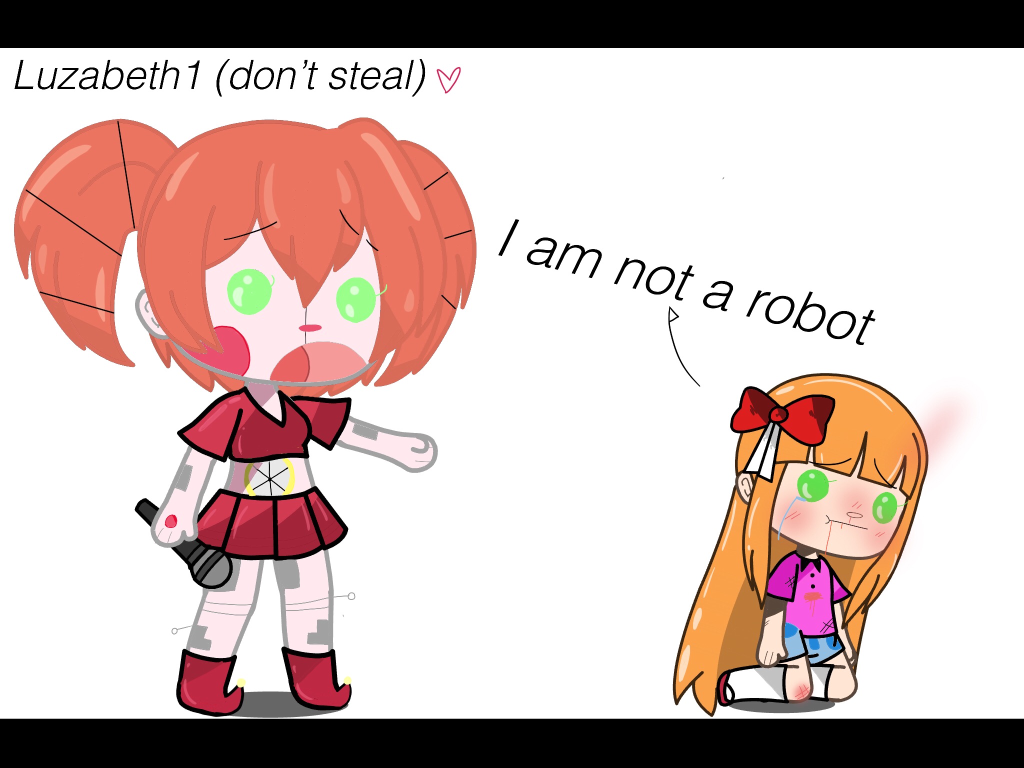 Art Im Am Not A Robot Meme Image By 𝒮𝒶𝒾𝓀𝒾