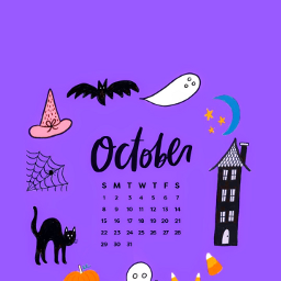 freetoedit halloween calendar octobercalendar spooky spookyseason october halloweenaesthetic spookyseasonaesthetic octoberaesthetic aesthetic
