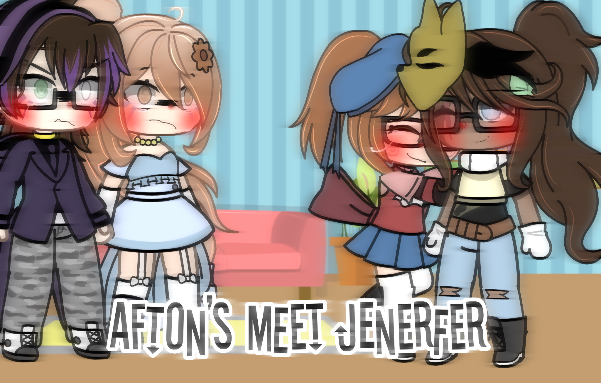Warning Image By Elizabeth Afton Coming Threw