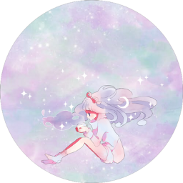 galaxy anime girl cute art pastel stars moon tea freetoedit