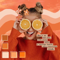 collage orange aesthetic ccorangeaesthetic orangeaesthetic freetoedit