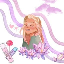 pastel sweets clouds pink lollipop swirl blondie smile freetoedit ecwaveaesthetic waveaesthetic