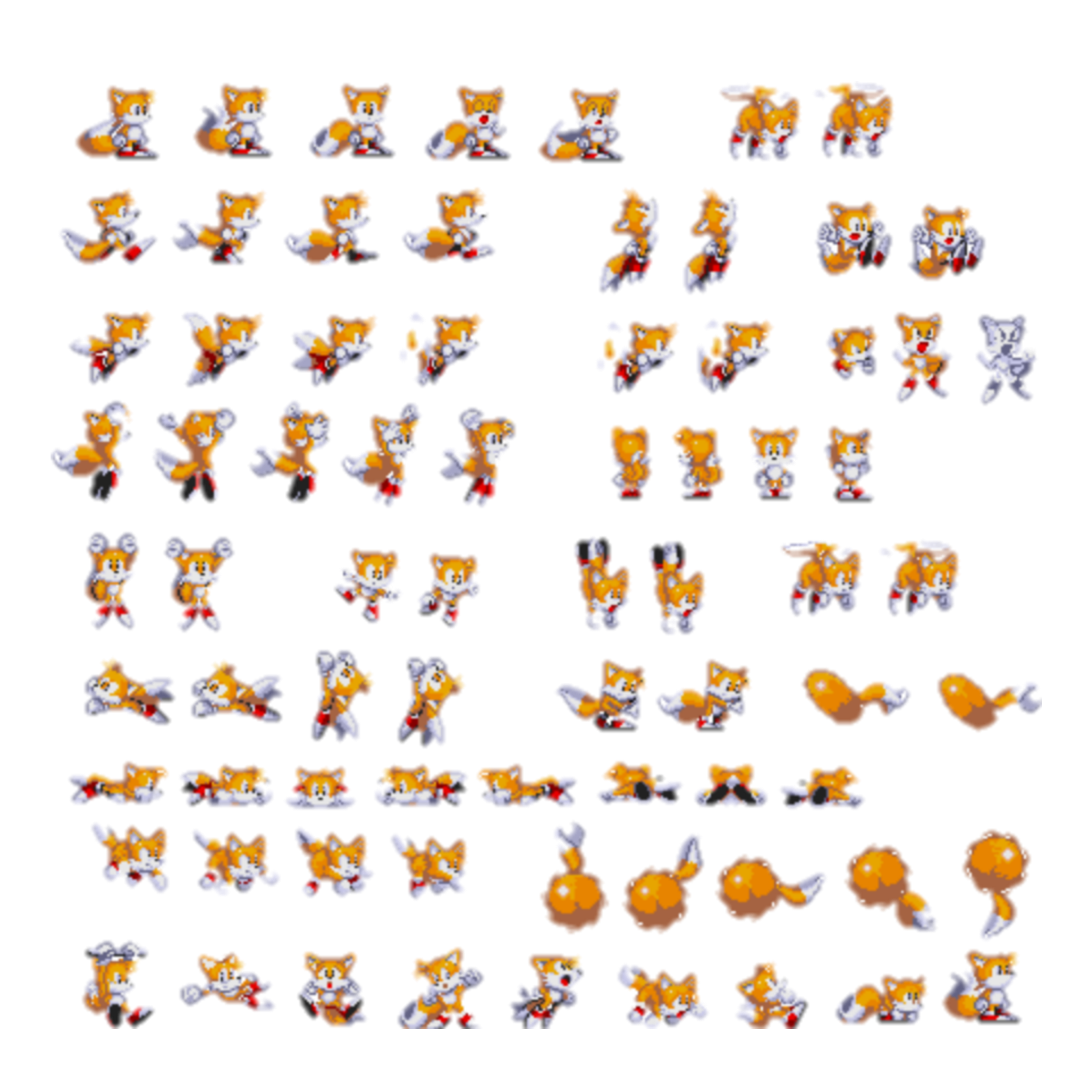 This visual is about freetoedit tailssprite sonicsprite sonic tails classic...