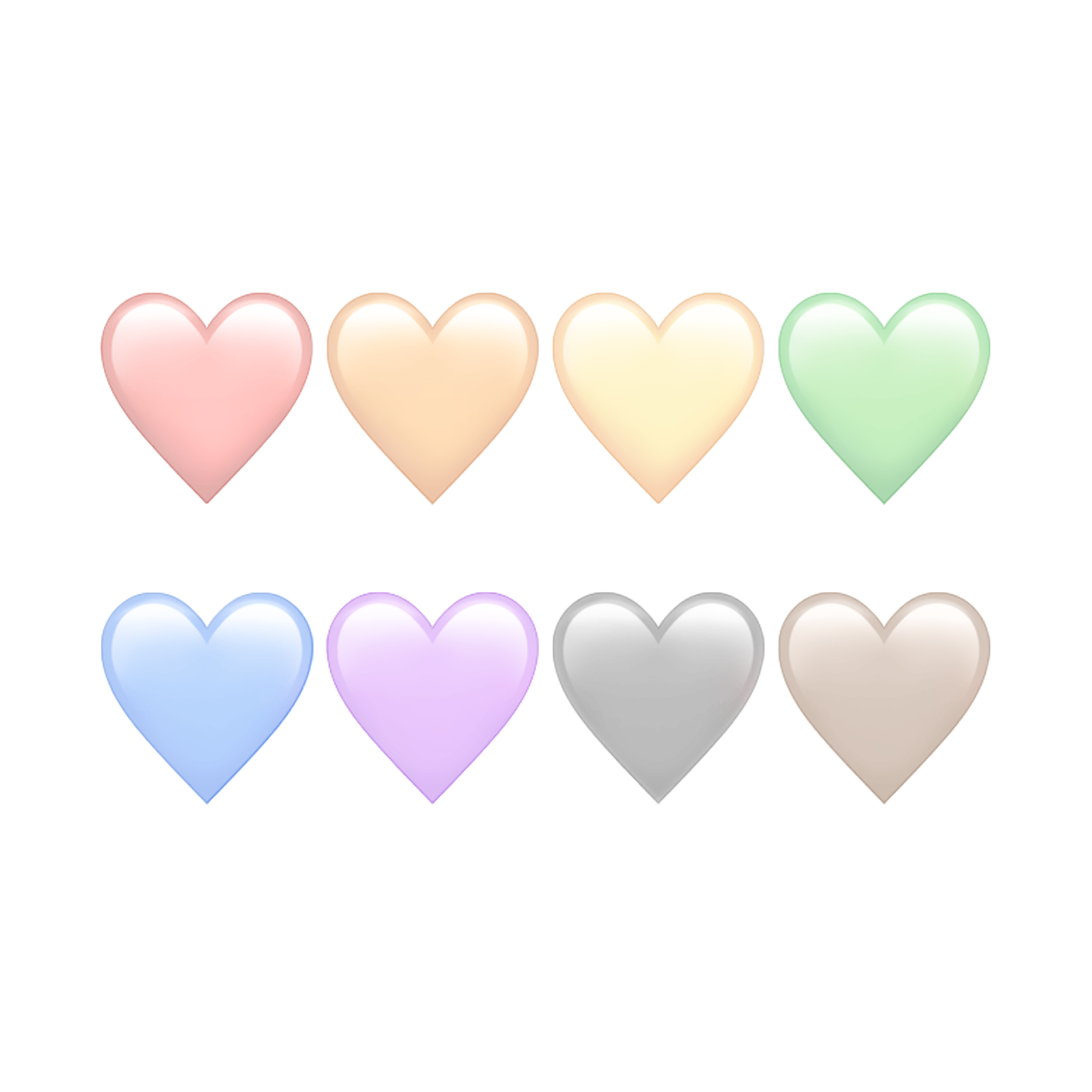 Aesthetic Stickers PNG Transparent