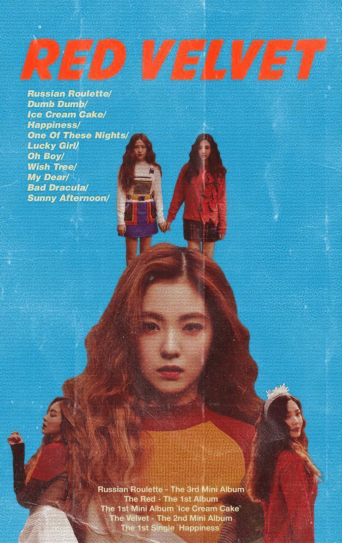 #redvelvet #background #复古海报 #vintageposter #背景#壁纸