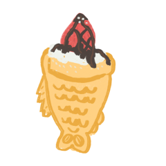 sticker ice icecream tumblr cute dessert draw 스꾸 다꾸 스티커 freetoedit
