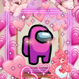 wallpapers Girly Cute Among Us Wallpaper For Girls heartdonutt profiles on picsart