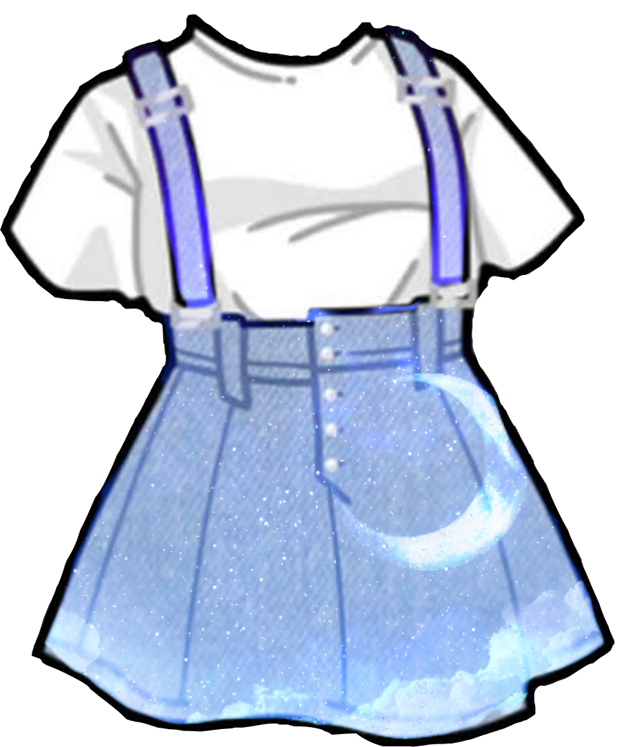 Gacha Outfits Transparent Background