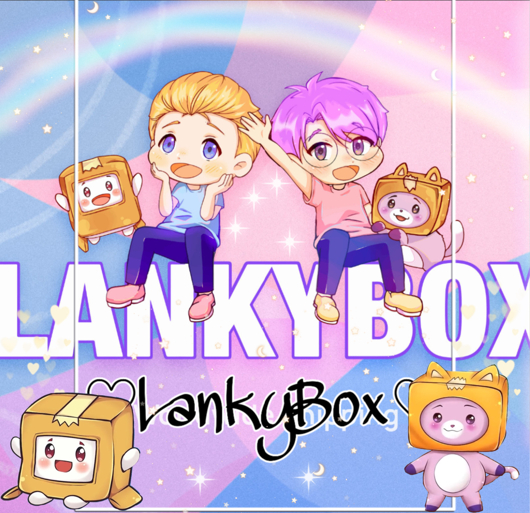 lankybox wallpaper