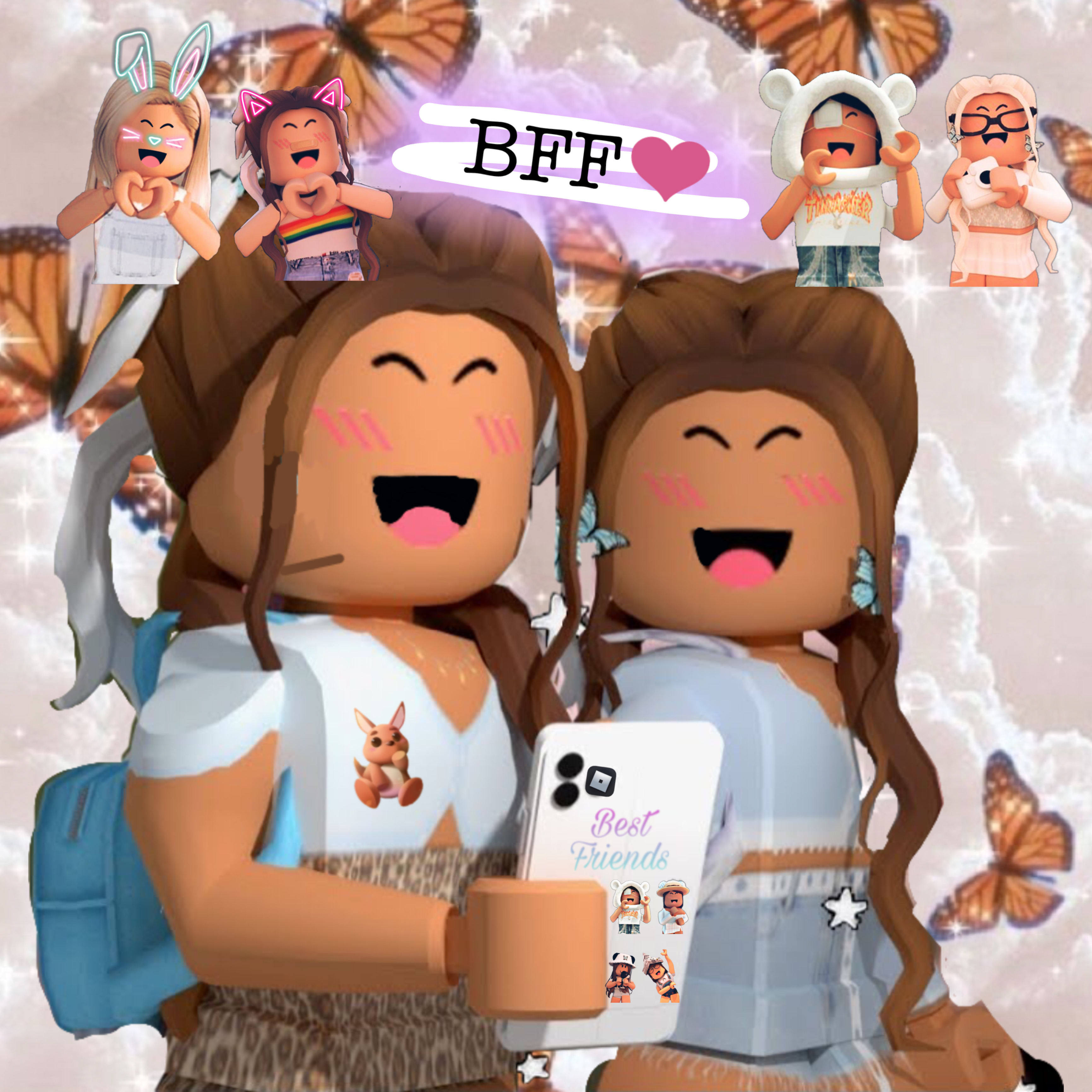 Roblox Bff Image By Xx Vsco Gamergirl Xx - roblox bff pictures brown hair