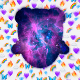memoji emoji galaxy background aesthetic freetoedit
