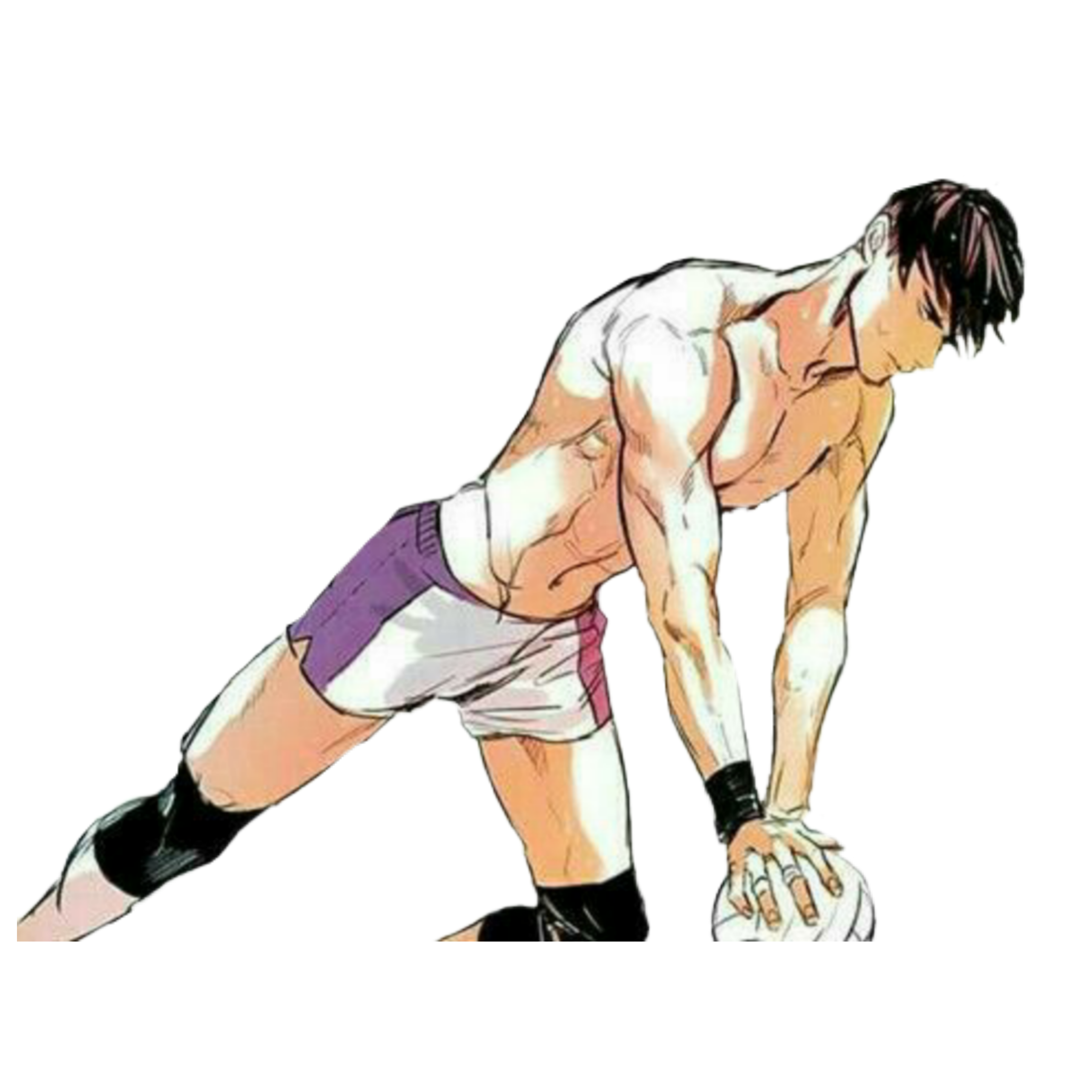 This visual is about ushijimaha ushijimawakatoshi ushijimahaikyuu volleybal...