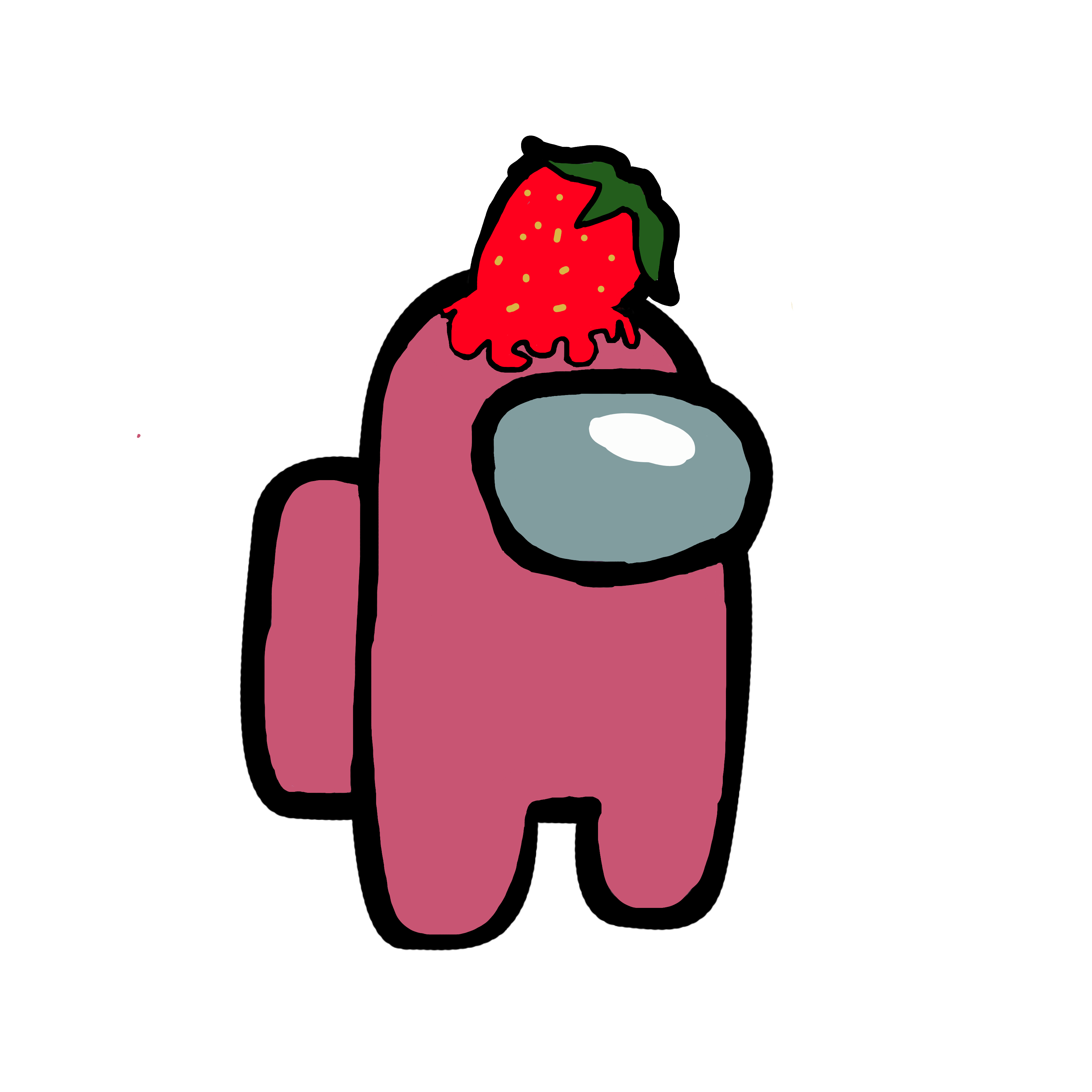 Strawberry Strawberrys Strawberries Sticker By @dinatrash