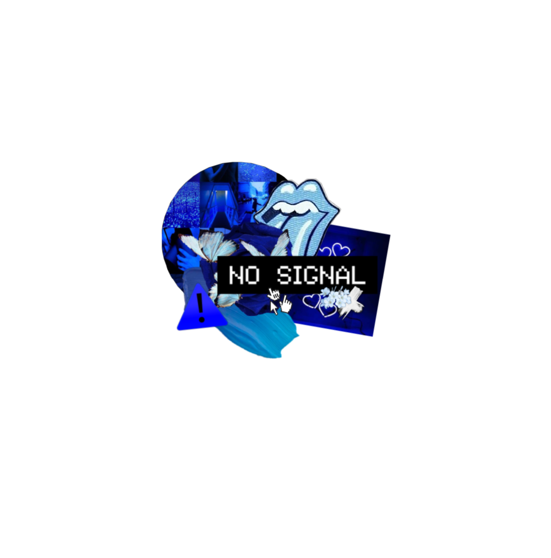 Blue Darkblue Complexedit Sticker By addiegrace5