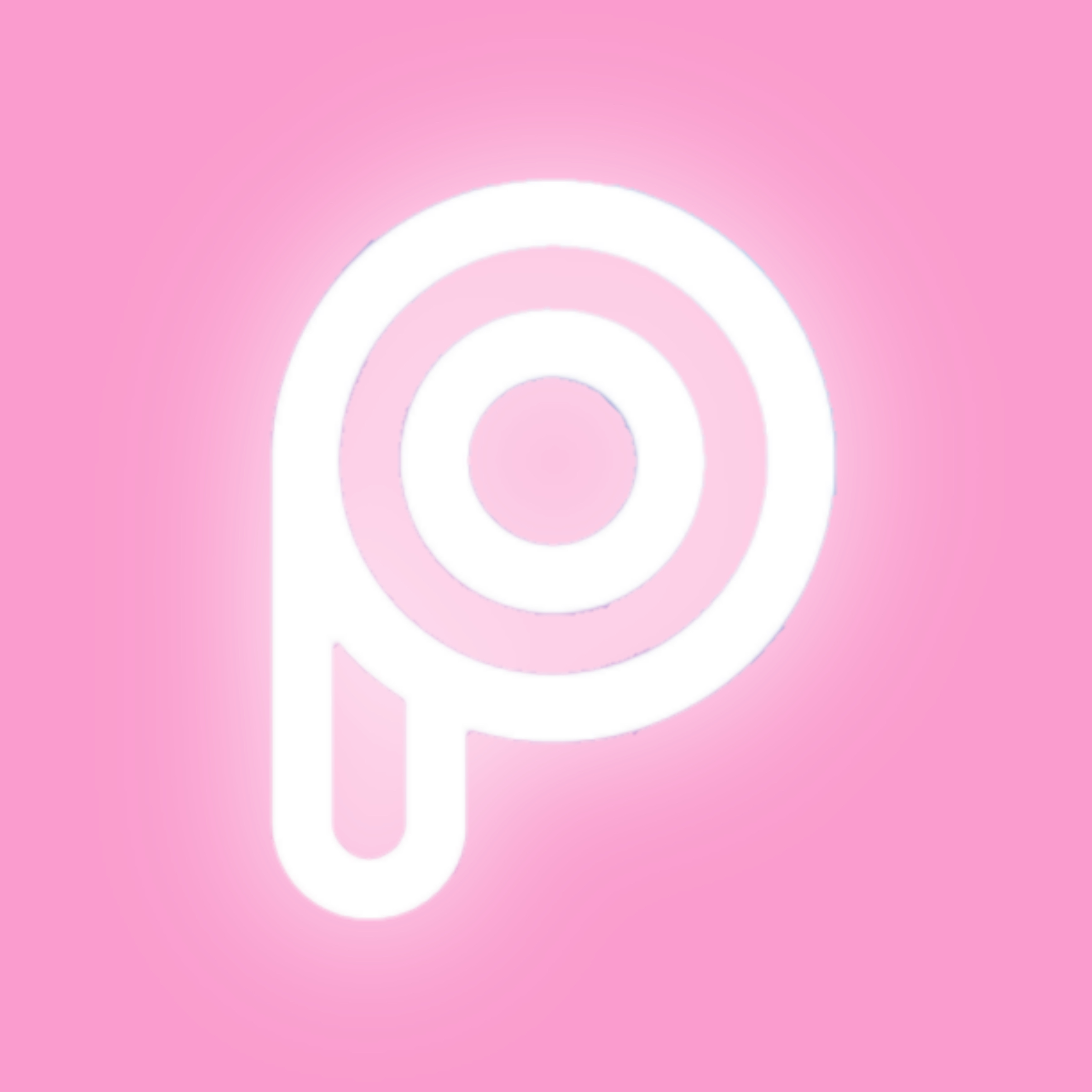 picsart app logo ios14 icon pink image by @mariannebouvette