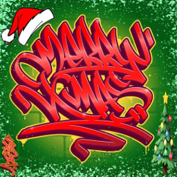 merryxmas christmas graffitistyle shok frretoedit remix freetoedit