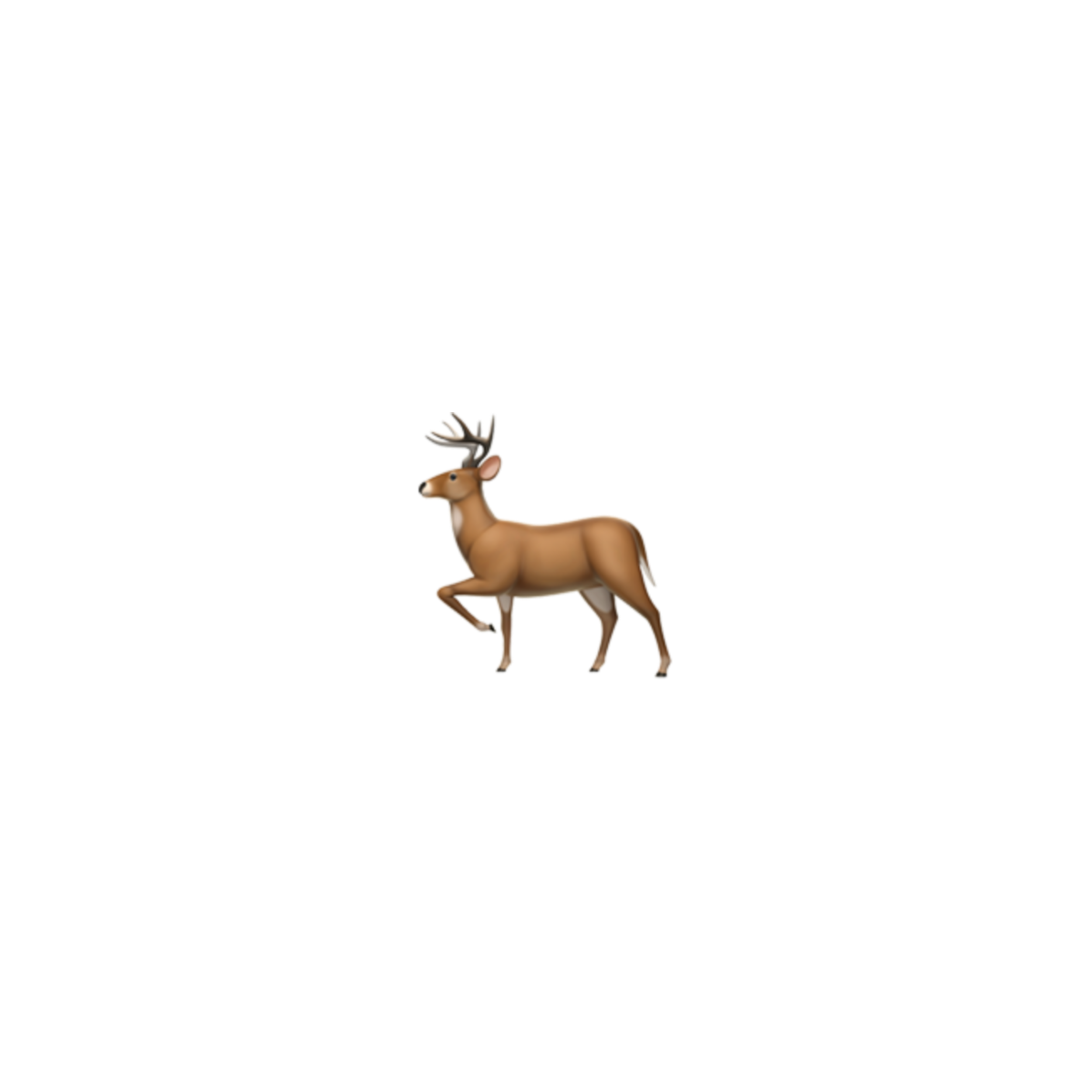 Emoji Deer Reindeer Deeremoji Sticker By datdivinequeen