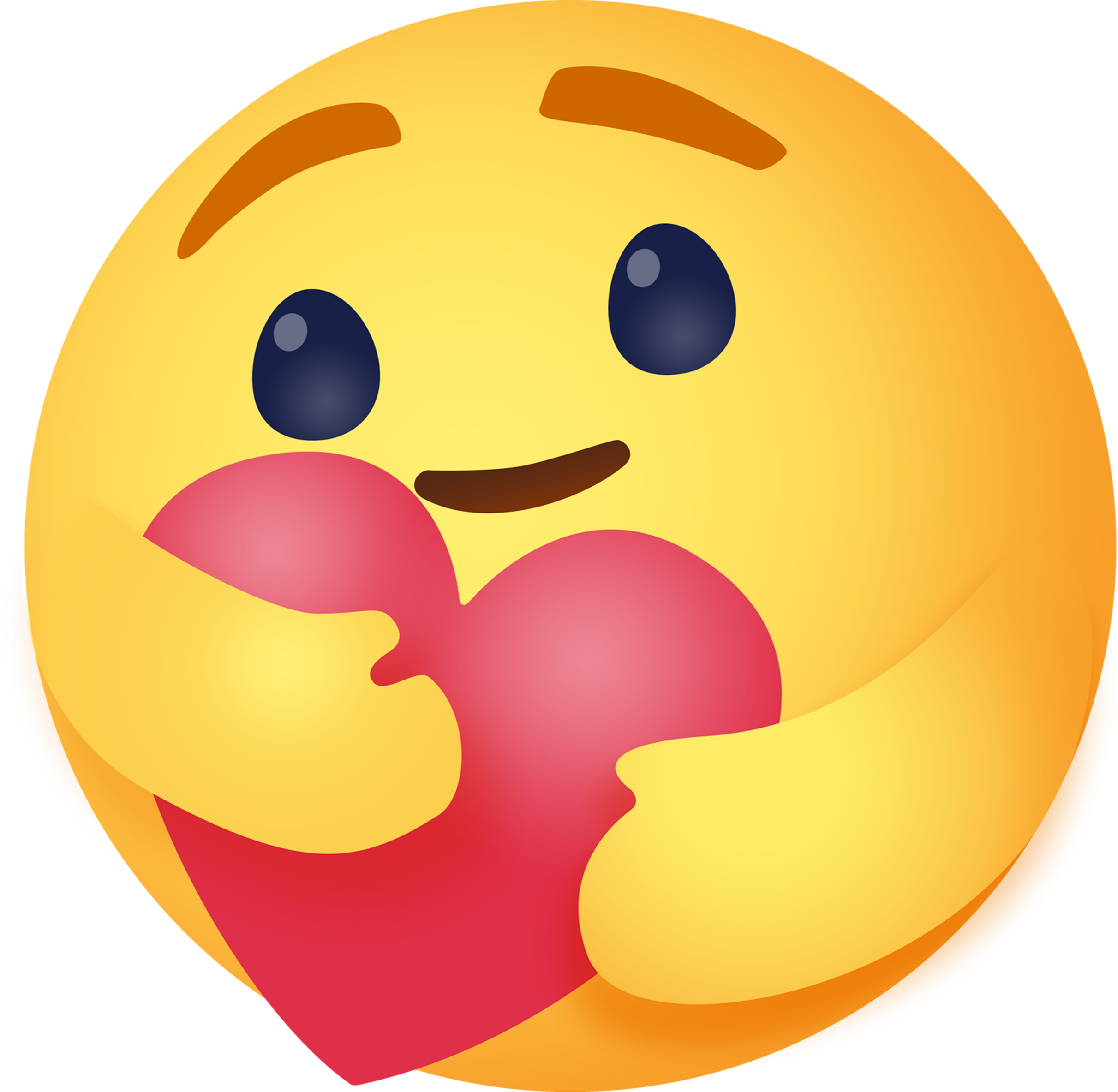 care love heart emoji 3d hug sticker by @teatea-221