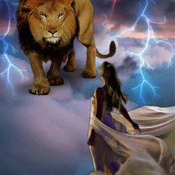 freetoedit lion ecintheclouds intheclouds