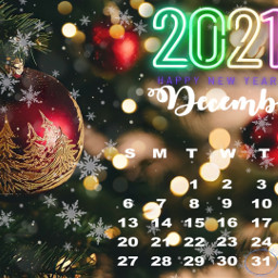 calendar2020 happynewyear december 2021 freetoedit srchappynewyear2021 happynewyear2021