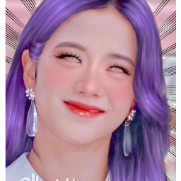 kpop bday kpopgirl koreangirls actress purple purplehair blink jisoo bp blackpink blackpinkjisoo jisookim jisoobiased yg snowdrop
