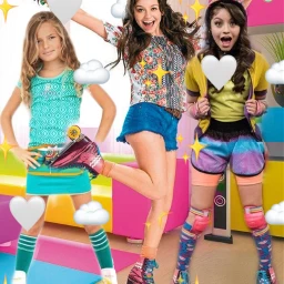 girls colourful roller freetoedit srcmonochromeemojis