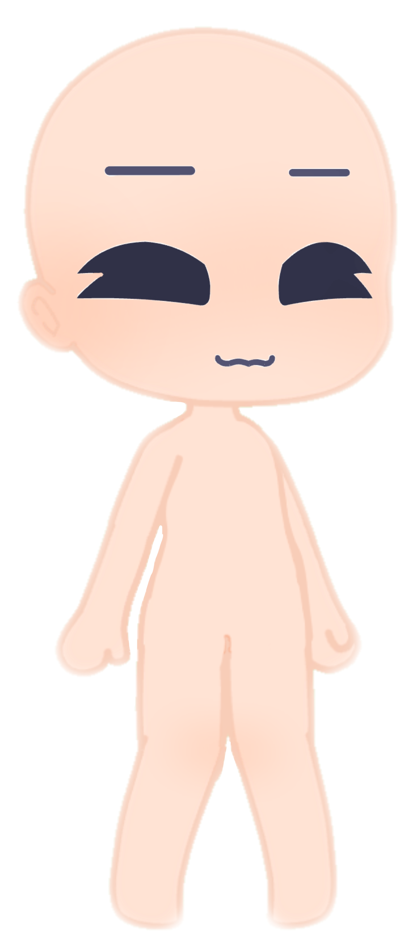 gacha face eyes skin body legs sticker by @carrotgirl2020