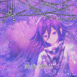 kokichi purple anime animeboy purpleaesthetic kawaii kokichioma purplehair danganronpa kawaiianime animekawaii pastel pastelpurple freetoedit