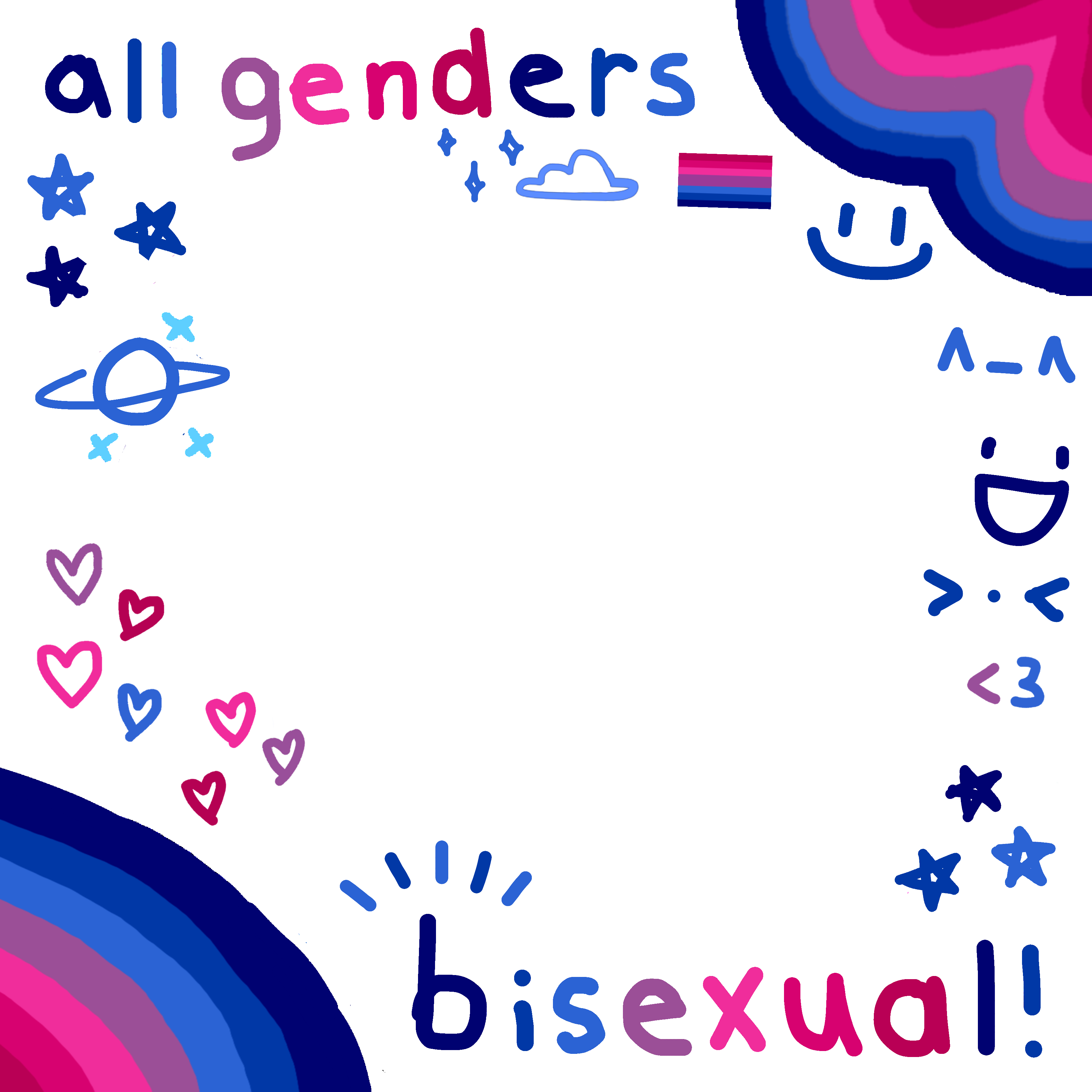 Bisexual Bi Bisexualpride Bipride Sticker By Jjpope 