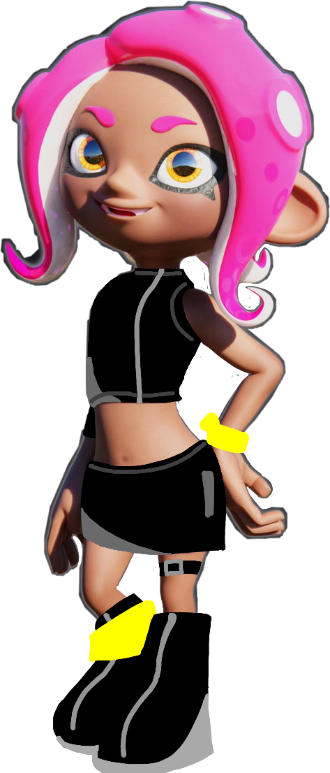 Splatoon Octolinggirl Sticker By @ellieanimegirl3