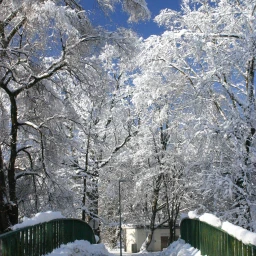 freetoedit bridge sky bluesky snow pcnaturethroughmyeyes