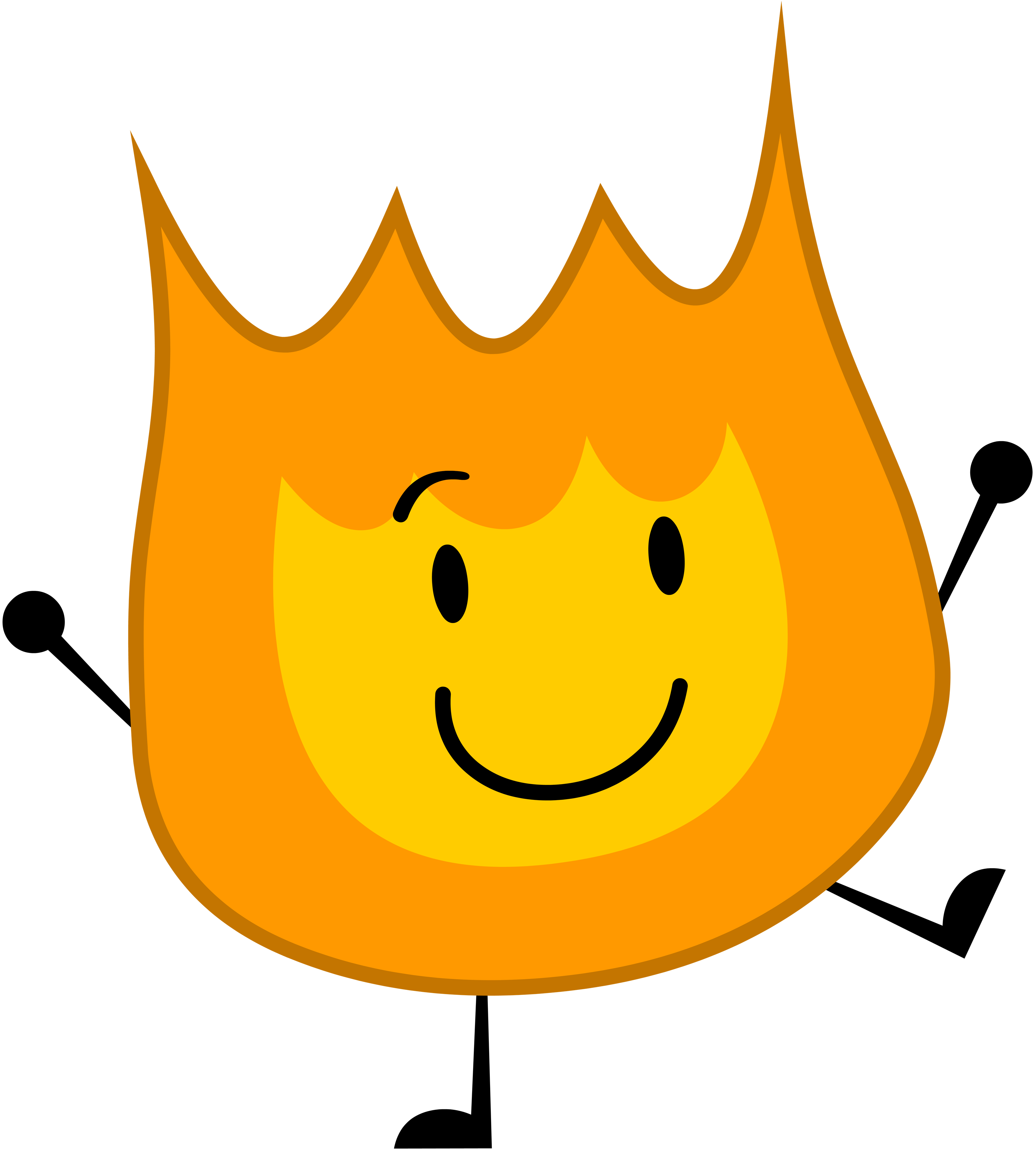 Firey Fireybfb Bfbfirey Bfb Bfdi Sticker By Rigbyawesome