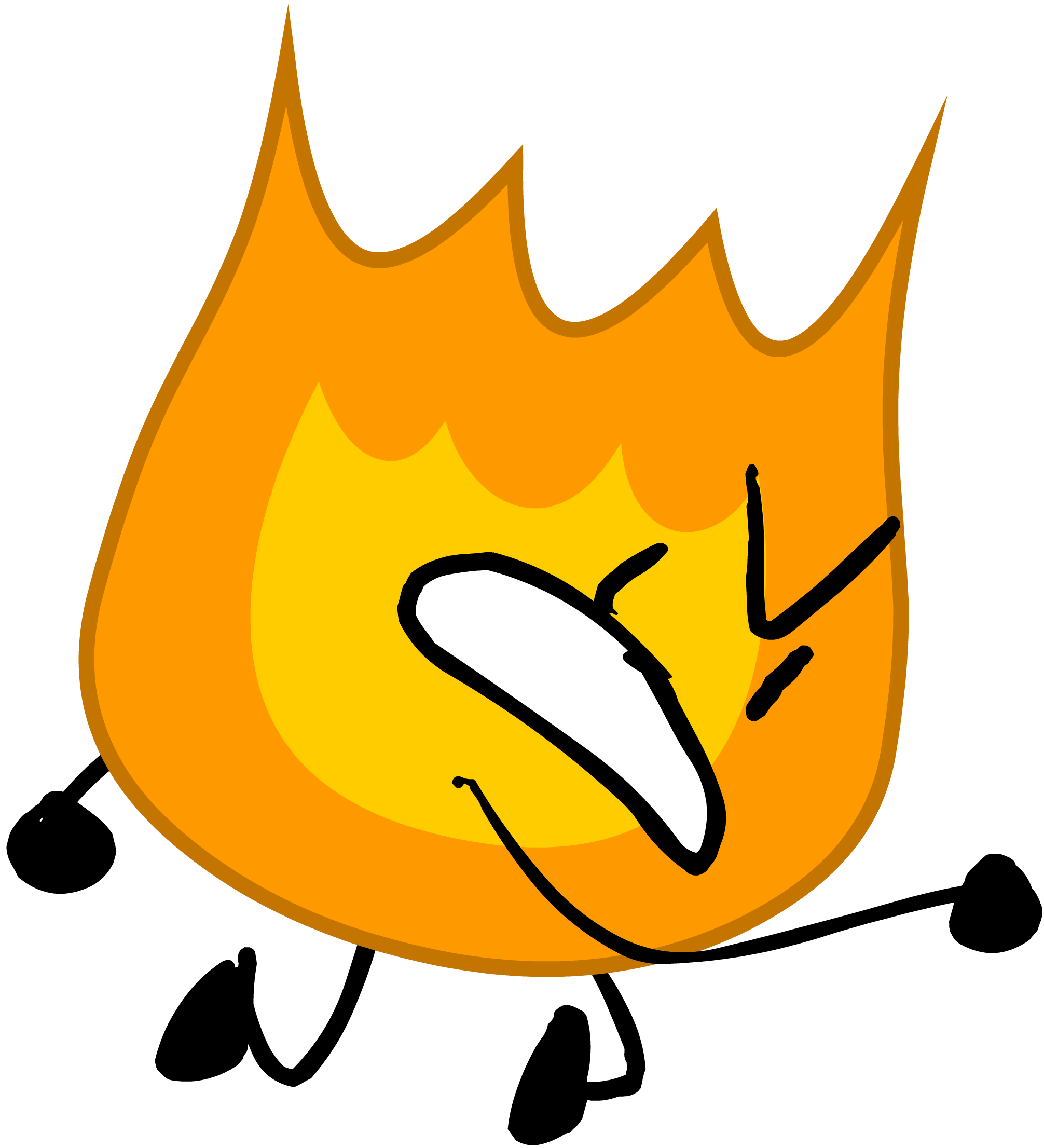 firey fireybfb bfbfirey bfb bfdi sticker by @rigbyawesome