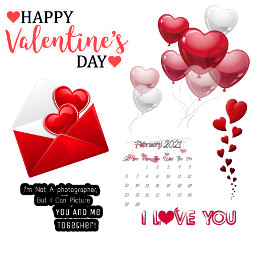 valentinesday valentinesdayiscomingaround febuary febuary14 love loveyou hearts balloons freetoedit