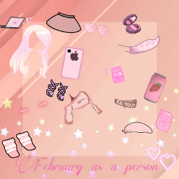 february loveisintheair pinkgachalife freetoedit