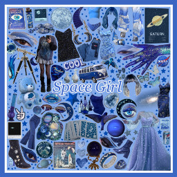 spacegirl bluepng bluemoodboard moodboard blue space universe galaxy pngs polyvore bluepolyvore bluedress astronomy astronomyaesthetic blueaesthetic bluespace rippolyvore freetoedit